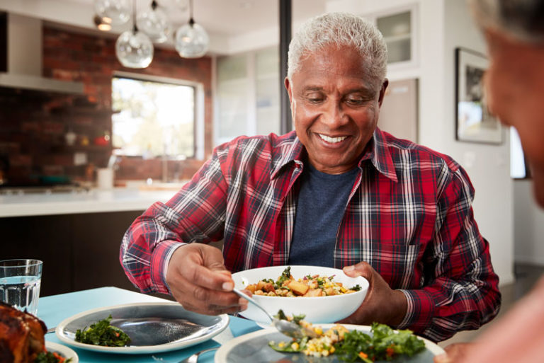 dental implants patient eating