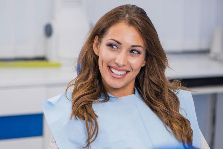 pinhole surgical technique patient smiling