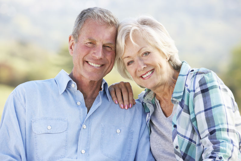 Dental Implant Patients Smiling Together